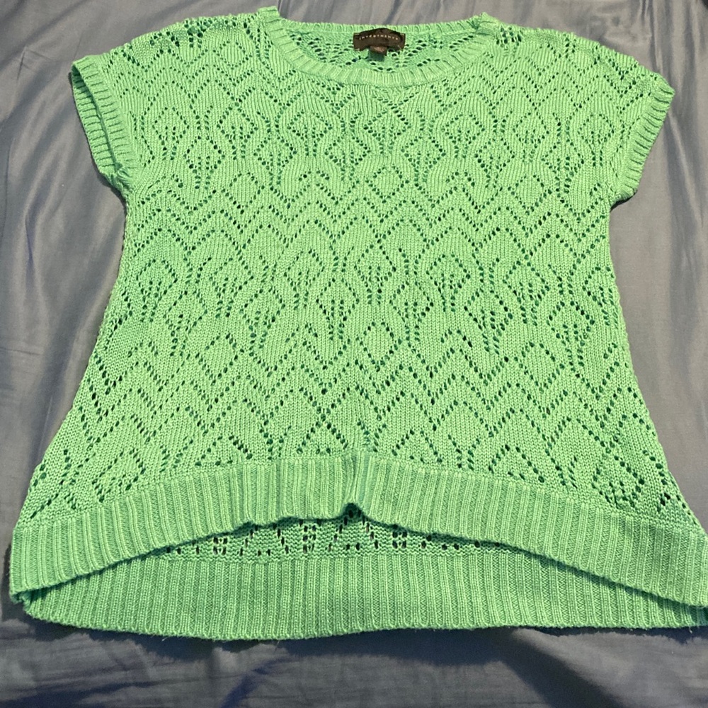 Light Green Knit Top